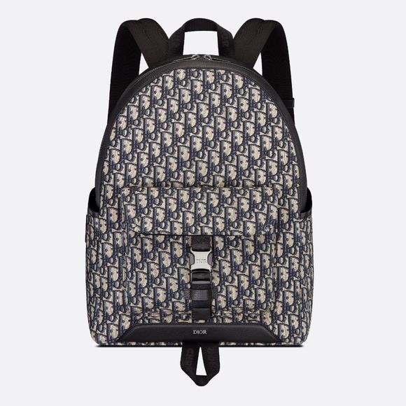 Dior Explorer Backpack Beige & Black Dior Oblique Jacquard C - Picture 3 of 12